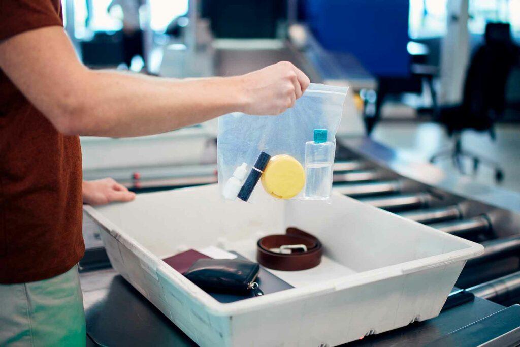 Security check at the airport